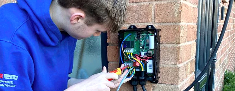 Easy, safe EV charger installation process